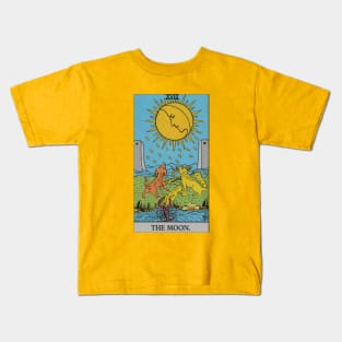 The Moon Tarot Card Kids T-Shirt